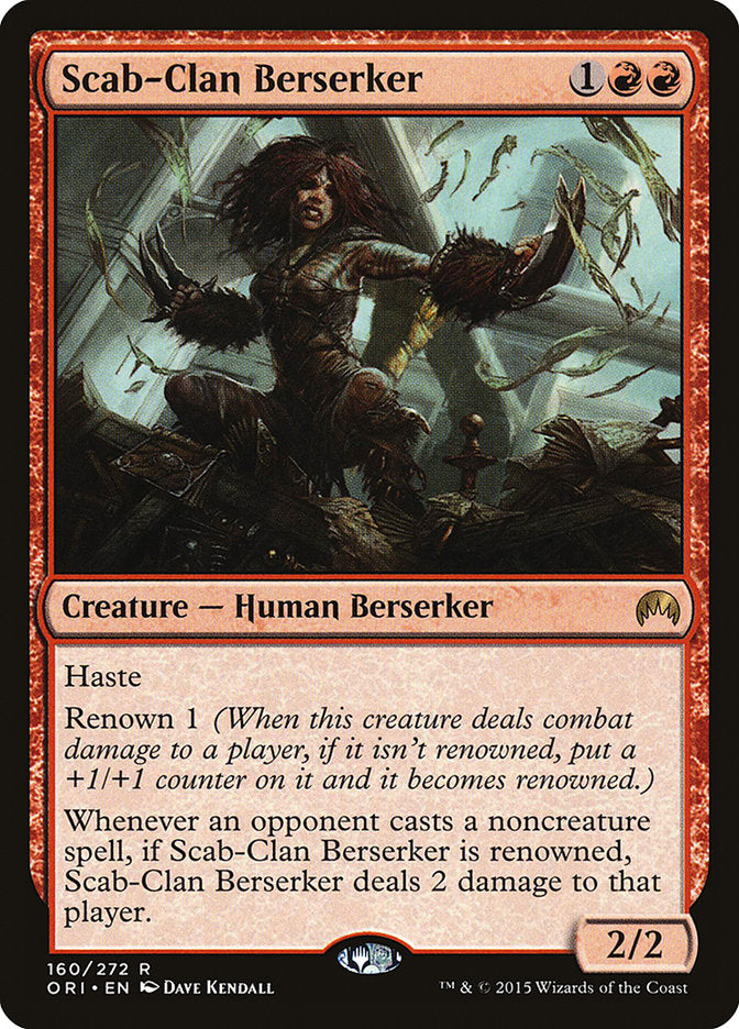 Scab-Clan Berserker 160/272 (Magic Origins)  | Good Games Modbury