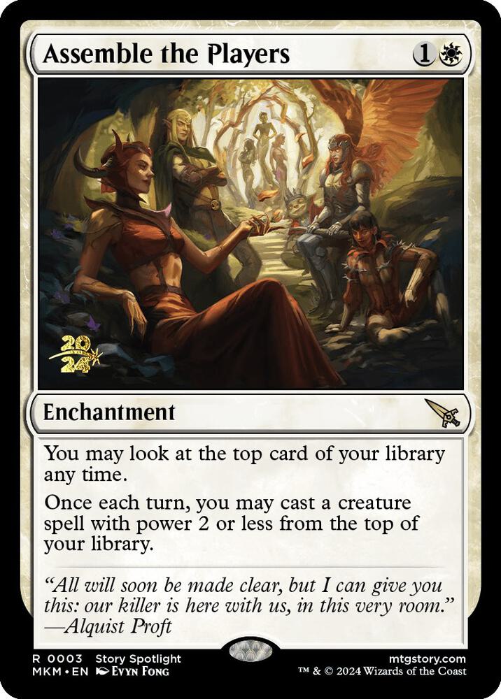 Assemble the Players 3s/182 (Prerelease Cards)  - PreRelease Foil | Good Games Modbury