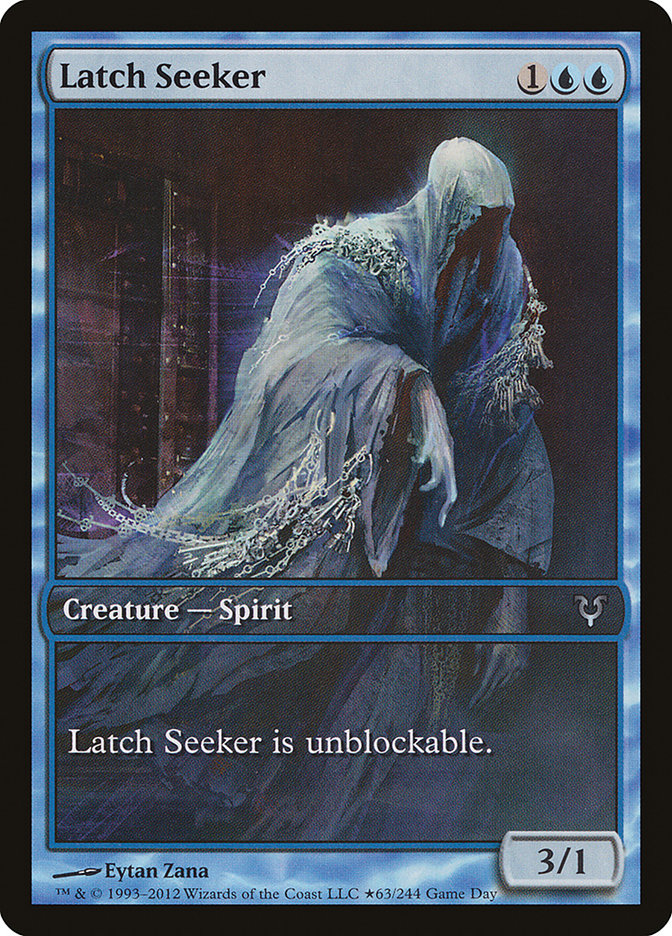Latch Seeker (Game Day) [Avacyn Restored Promos] | Good Games Modbury