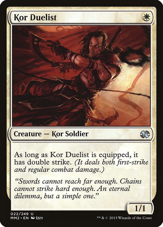 Kor Duelist 22/249 (Modern Masters 2015)  - Foil | Good Games Modbury