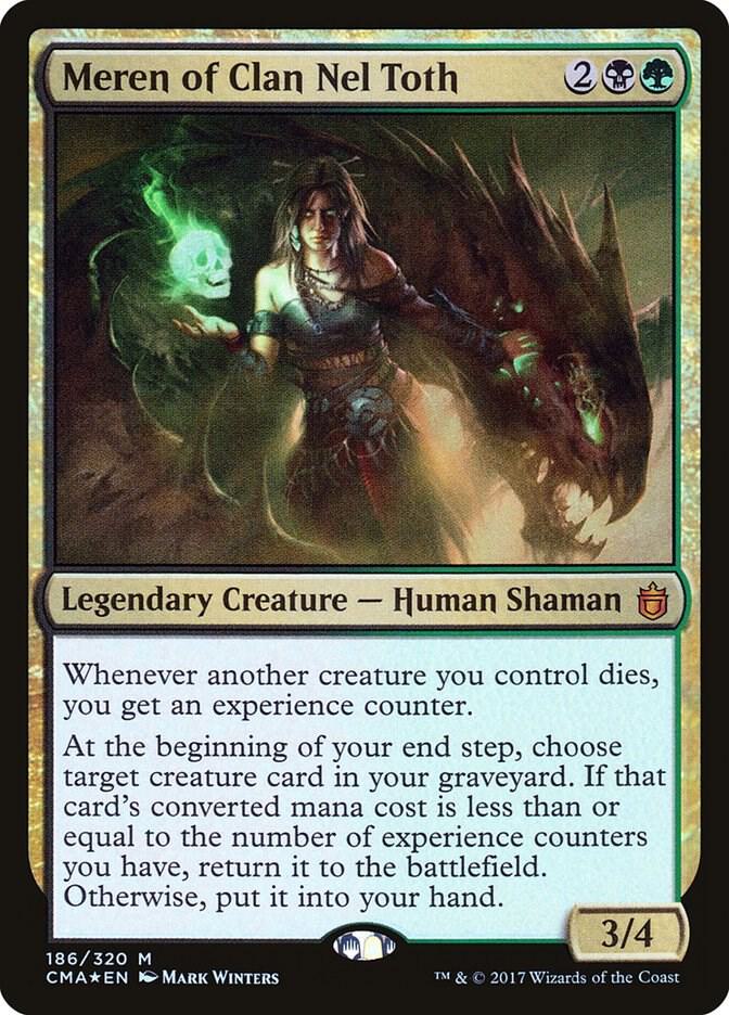 Meren of Clan Nel Toth 186/320 (Commander Anthology)  - Foil | Good Games Modbury