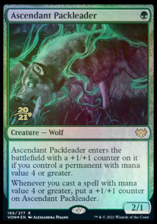 Ascendant Packleader [Innistrad: Crimson Vow Prerelease Promos] | Good Games Modbury