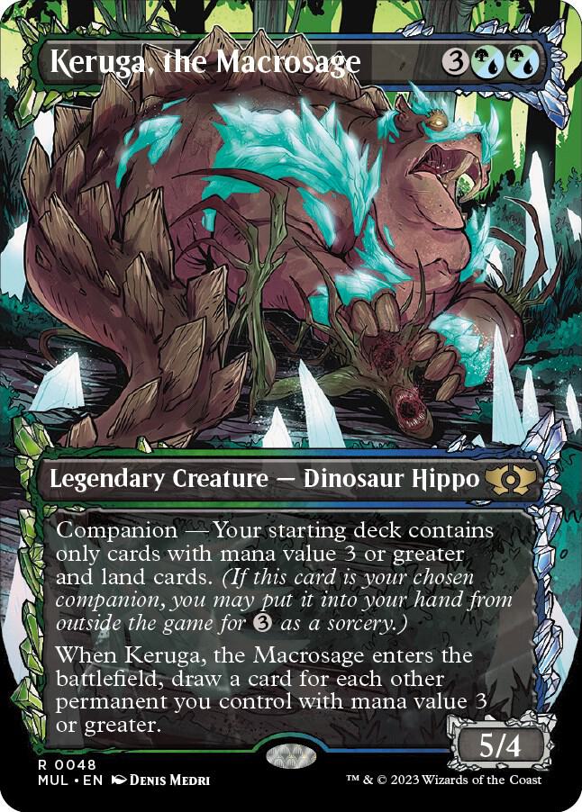 Keruga, the Macrosage 48/65 (March of the Machine: Multiverse Legends)  - Borderless Foil | Good Games Modbury