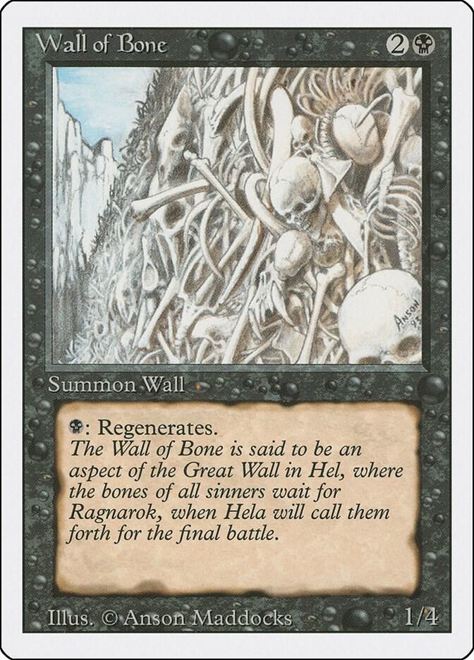 Wall of Bone 134/306 (Revised Edition)  | Good Games Modbury