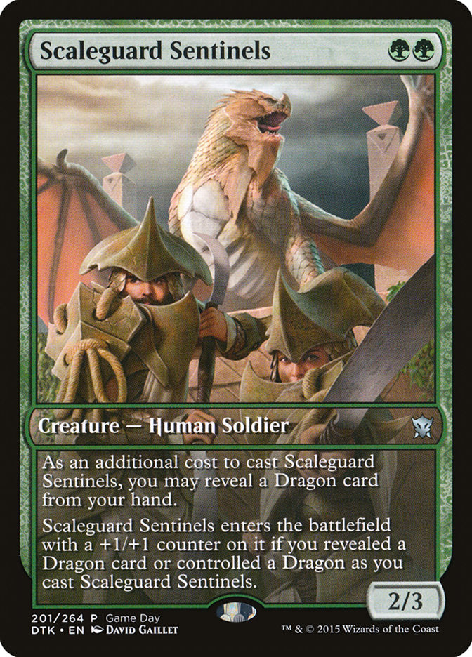 Scaleguard Sentinels (Game Day) [Dragons of Tarkir Promos] | Good Games Modbury