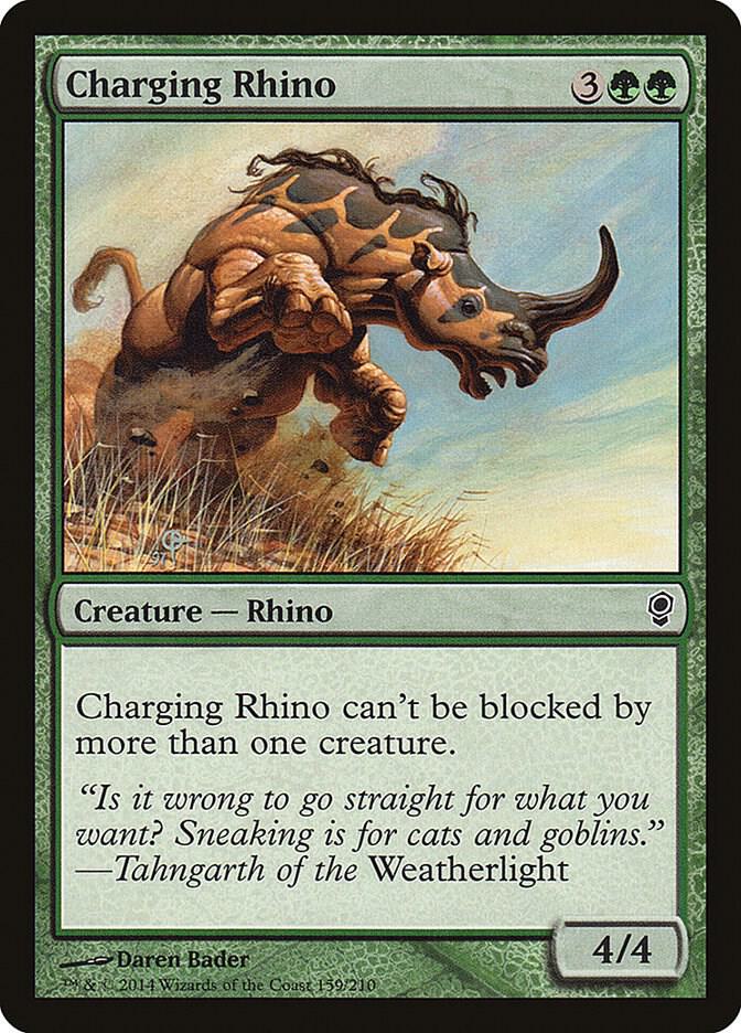 Charging Rhino 159/210 (Conspiracy)  | Good Games Modbury