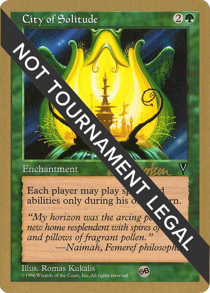 City of Solitude 1997 Svend Geertsen VIS SB sg102sb/131 (World Championship Decks)  | Good Games Modbury