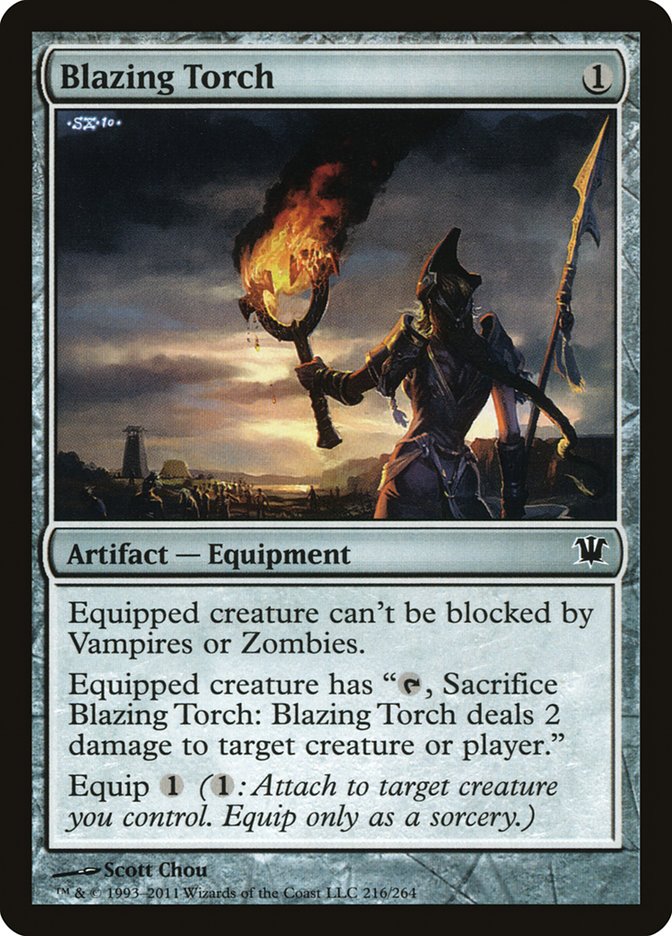 Blazing Torch [Innistrad] | Good Games Modbury