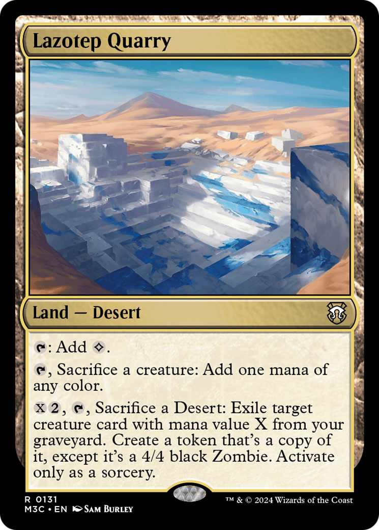 Lazotep Quarry (Extended Art) [Modern Horizons 3 Commander] | Good Games Modbury