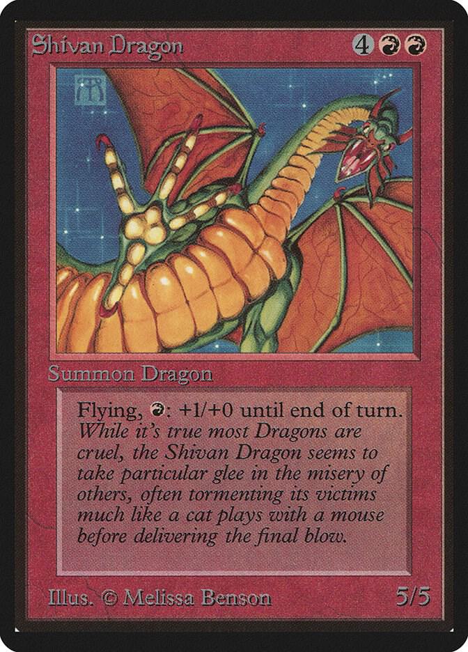 Shivan Dragon 175/302 (Beta Edition)  | Good Games Modbury