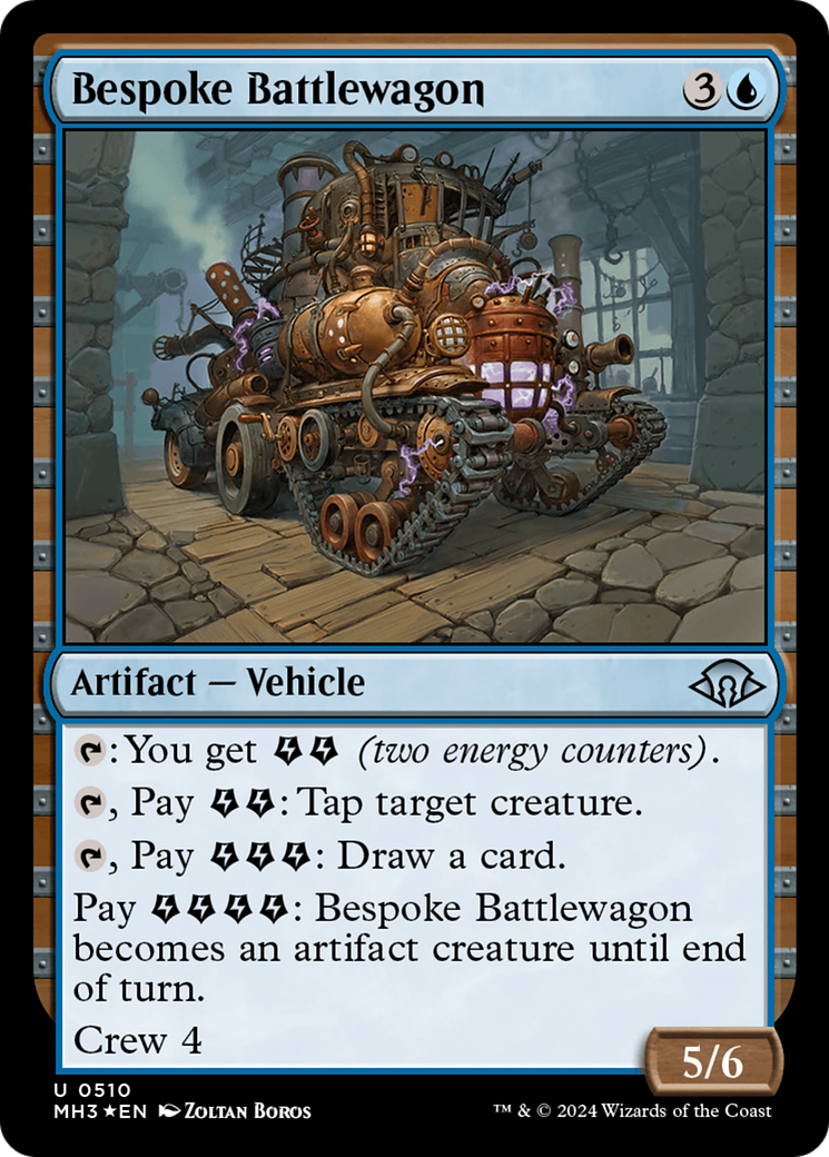 Bespoke Battlewagon (Ripple Foil) [Modern Horizons 3] | Good Games Modbury