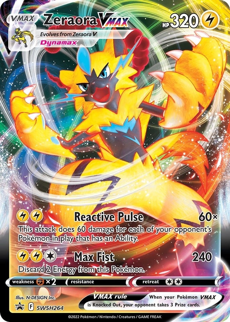 Zeraora VMAX (SWSH264) [Sword & Shield: Black Star Promos] | Good Games Modbury