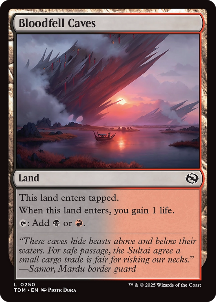Bloodfell Caves [Tarkir: Dragonstorm] | Good Games Modbury