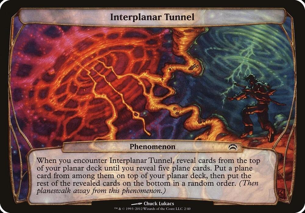 Interplanar Tunnel Planechase 2012 2/40 (Oversize Cards)  | Good Games Modbury
