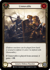 Unmovable (Red) [U-WTR212] (Welcome to Rathe Unlimited)  Unlimited Rainbow Foil | Good Games Modbury