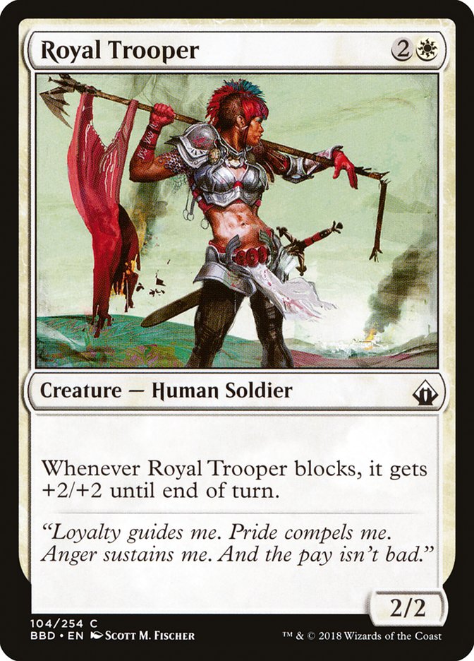 Royal Trooper 104/254 (Battlebond)  - Foil | Good Games Modbury