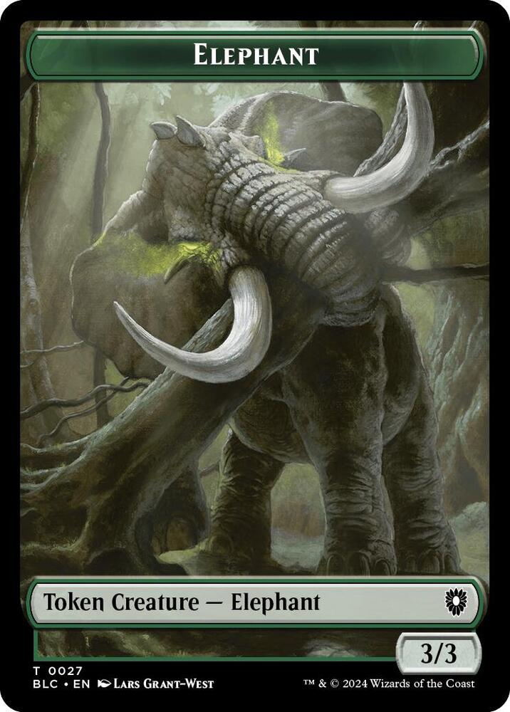 Elephant Squid Double Sided Token 27 // 17 (Commander: Bloomburrow)  | Good Games Modbury