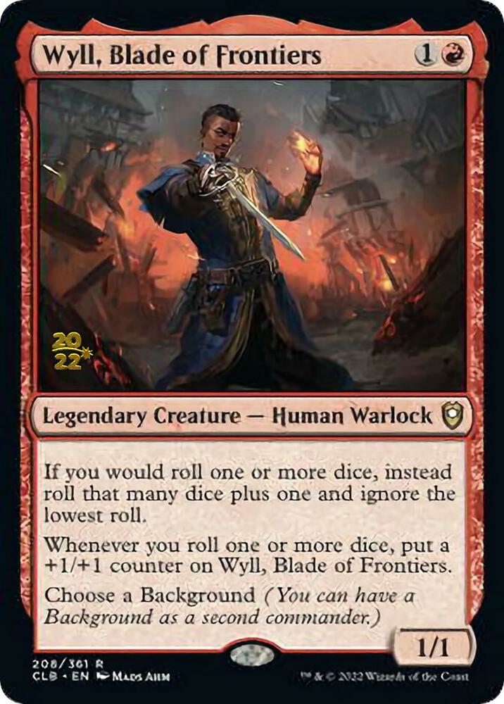 Wyll Blade of Frontiers 208s/108 (Prerelease Cards)  - Foil | Good Games Modbury
