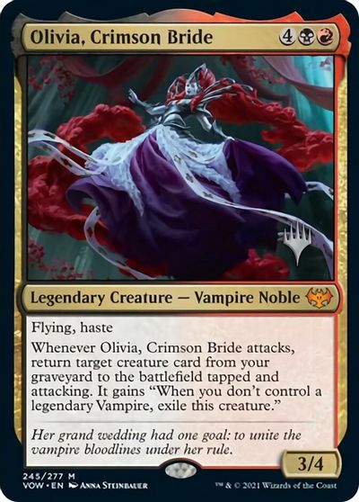 Olivia, Crimson Bride (Promo Pack) [Innistrad: Crimson Vow Promos] | Good Games Modbury