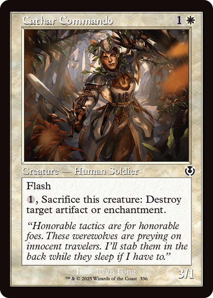 Cathar Commando (Retro Frame) [Innistrad Remastered] | Good Games Modbury