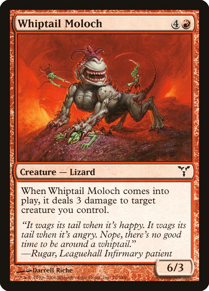 Whiptail Moloch 79/180 (Dissension)  - Foil | Good Games Modbury