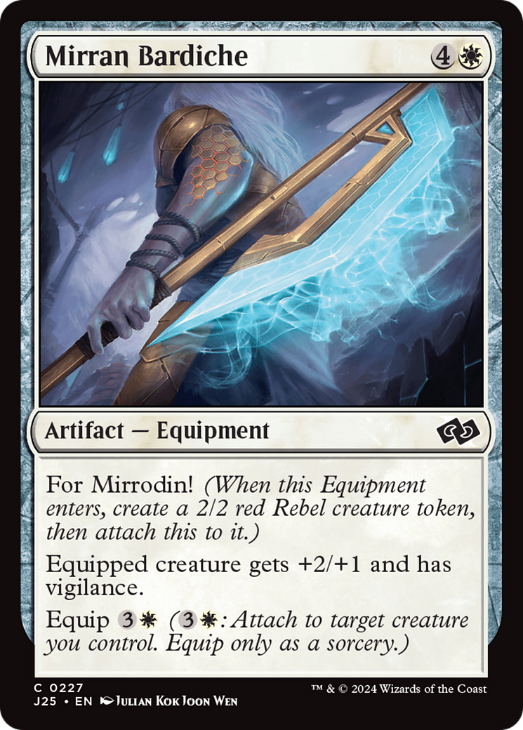 Mirran Bardiche [Foundations Jumpstart] | Good Games Modbury