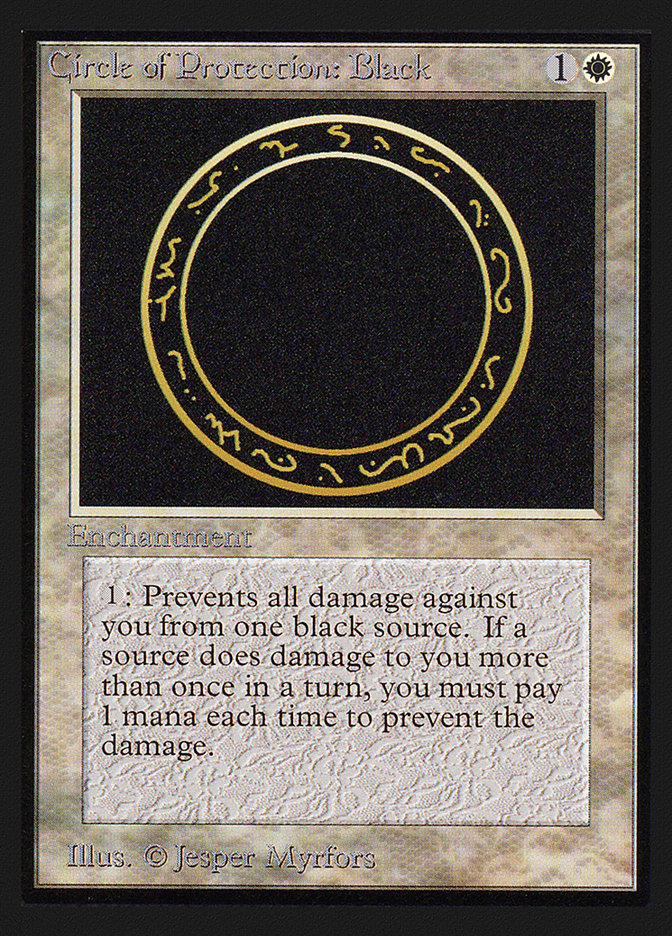 Circle of Protection: Black [Collectors' Edition] | Good Games Modbury