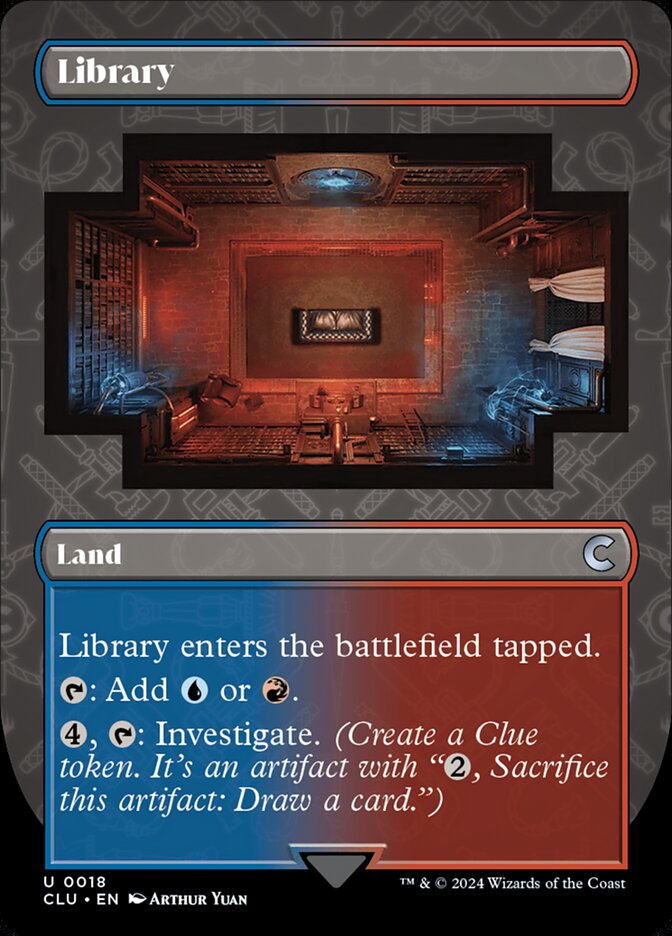 Library 18 (Ravnica: Clue Edition)  - Borderless | Good Games Modbury