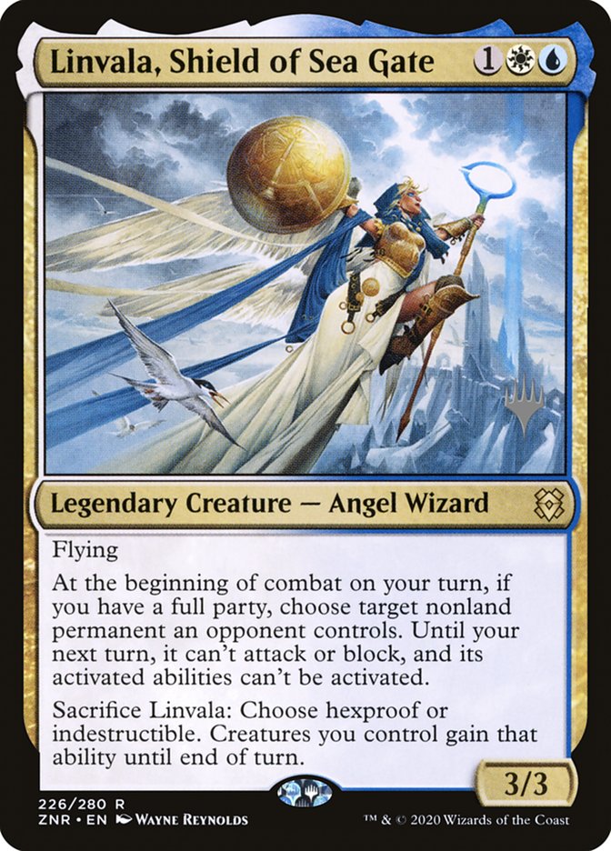 Linvala, Shield of Sea Gate (Promo Pack) [Zendikar Rising Promos] | Good Games Modbury