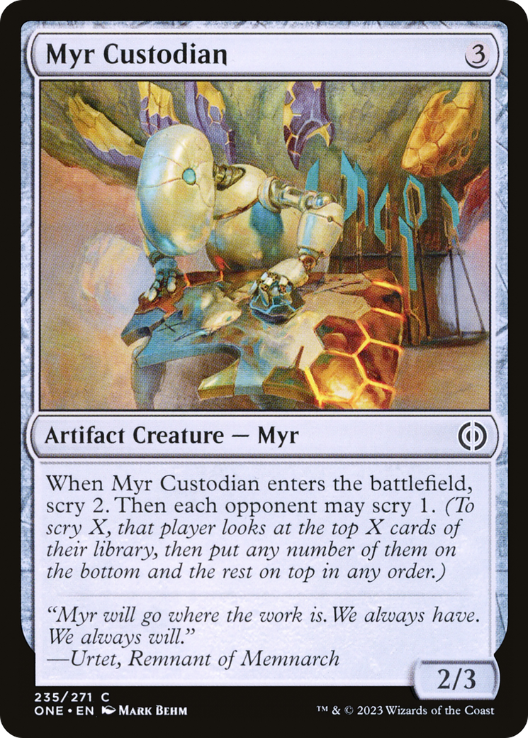 Myr Custodian [Phyrexia: All Will Be One] | Good Games Modbury