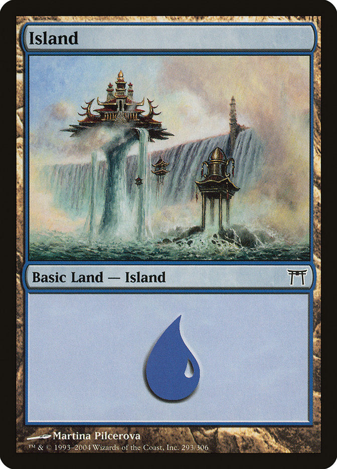 Island (293) [Champions of Kamigawa] | Good Games Modbury