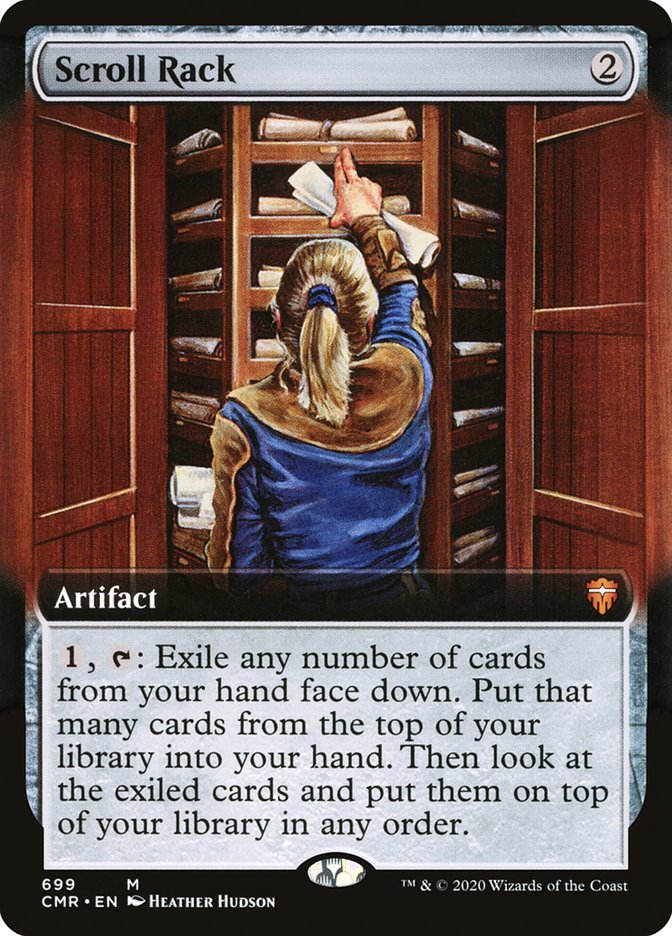 Scroll Rack (Extended Art) [Commander Legends] | Good Games Modbury