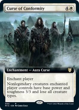 Curse of Conformity Extended Art 44/38 (Commander: Innistrad: Midnight Hunt)  | Good Games Modbury