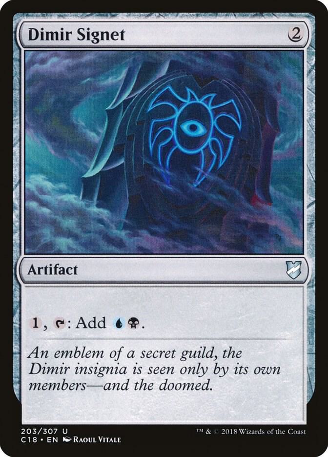 Dimir Signet 203/307 (Commander 2018)  | Good Games Modbury