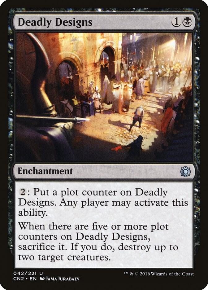 Deadly Designs 42/221 (Conspiracy: Take the Crown)  - Foil | Good Games Modbury