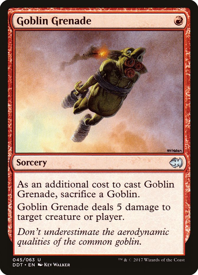 Goblin Grenade 45/63 (Duel Decks: Merfolk vs. Goblins)  | Good Games Modbury