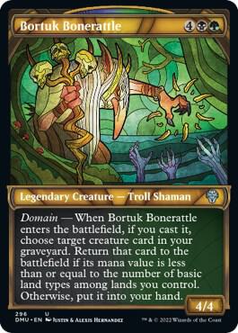 Bortuk Bonerattle Showcase 296/281 (Dominaria United)  - Foil | Good Games Modbury