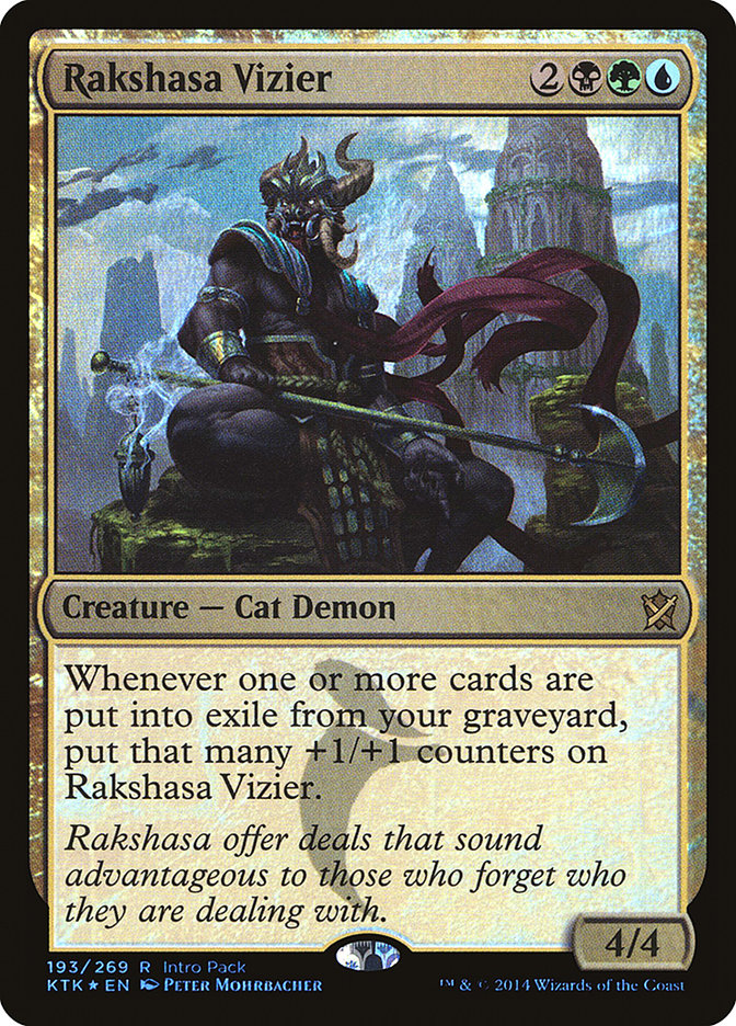 Rakshasa Vizier (Intro Pack) [Khans of Tarkir Promos] | Good Games Modbury