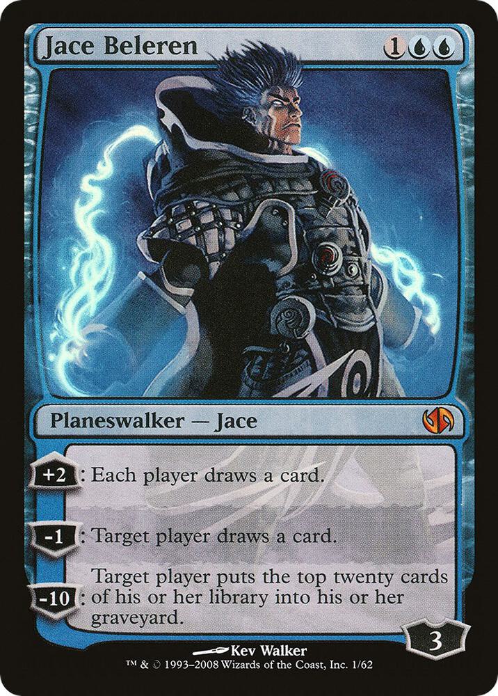 Jace Beleren 1/62 (Duel Decks: Jace vs. Chandra)  - Foil | Good Games Modbury