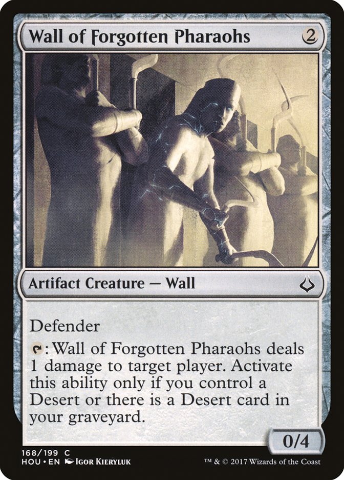 Wall of Forgotten Pharaohs 168/199 (Hour of Devastation)  - Foil | Good Games Modbury