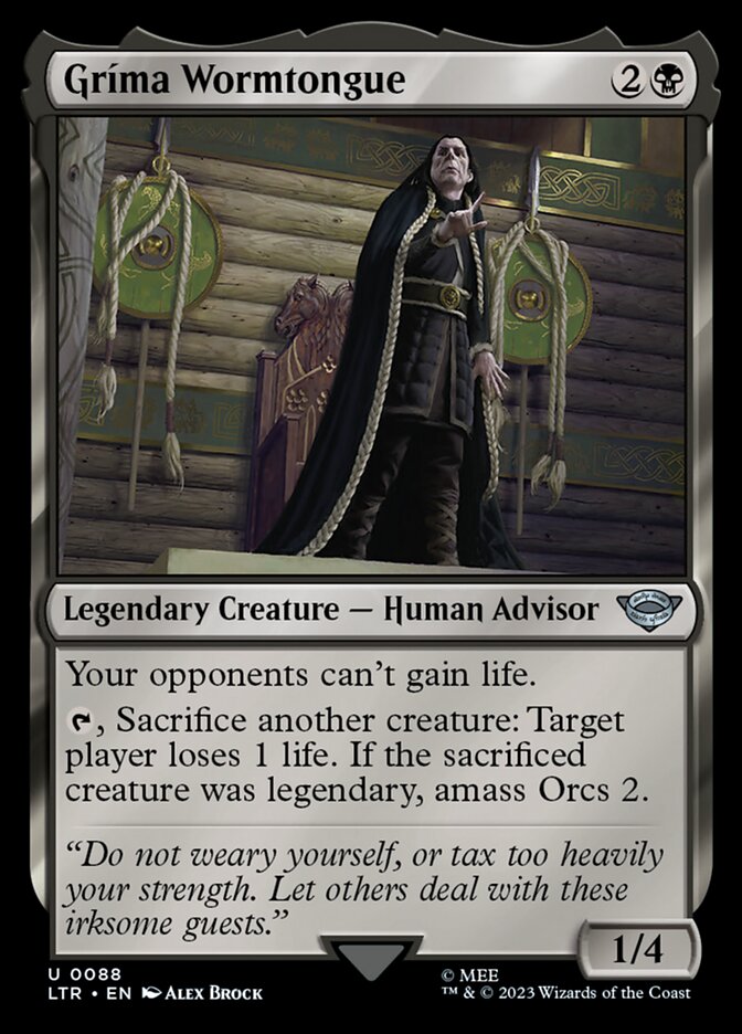 Gríma Wormtongue 88/281 (Universes Beyond: The Lord of the Rings: Tales of Middle-earth)  | Good Games Modbury