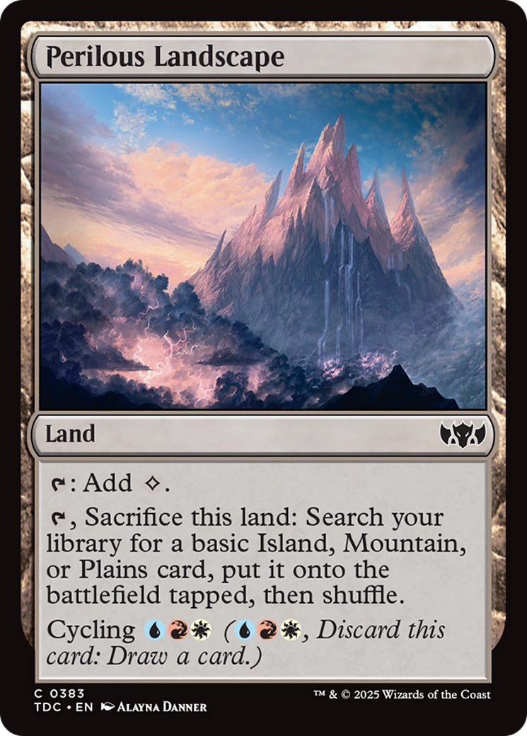 Perilous Landscape [Tarkir: Dragonstorm Commander] | Good Games Modbury