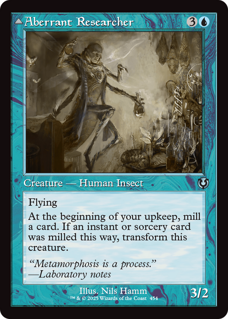 Aberrant Researcher // Perfected Form (Retro Frame) [Innistrad Remastered] | Good Games Modbury