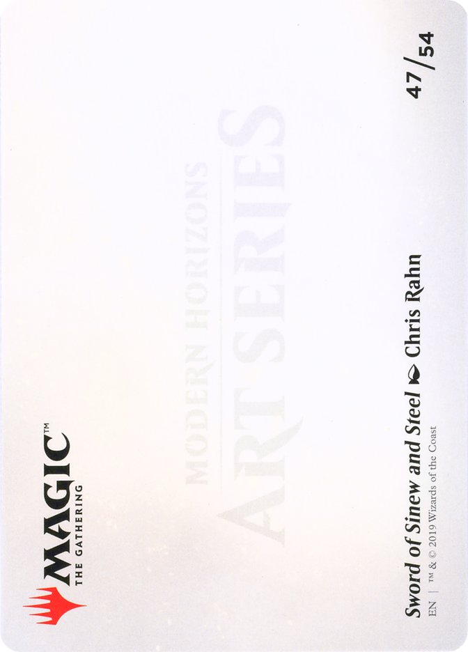 Sword of Sinew and Steel // Sword of Sinew and Steel [Modern Horizons Art Series] | Good Games Modbury