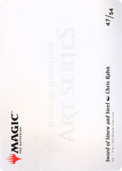 Sword of Sinew and Steel // Sword of Sinew and Steel [Modern Horizons Art Series] | Good Games Modbury