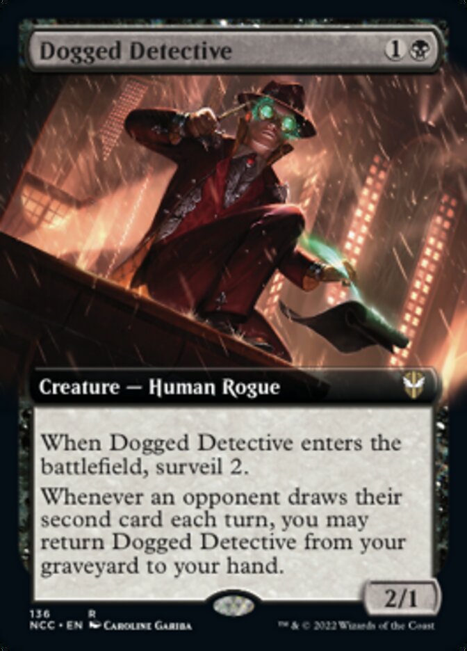 Dogged Detective (Extended Art) [Streets of New Capenna Commander] | Good Games Modbury