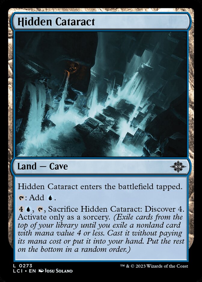 Hidden Cataract 273/291 (The Lost Caverns of Ixalan)  - Foil | Good Games Modbury