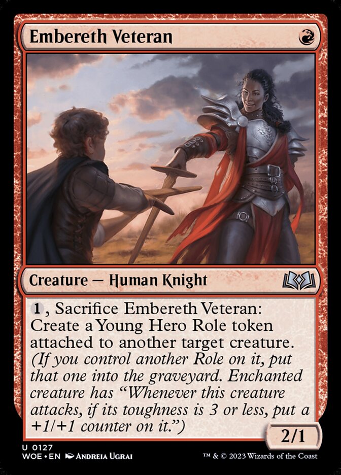 Embereth Veteran 127/276 (Wilds of Eldraine)  - Foil | Good Games Modbury
