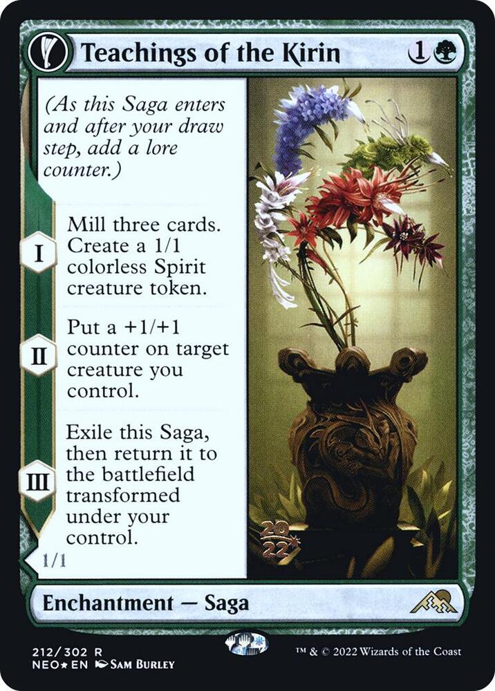Teachings of the Kirin 212s/157 (Prerelease Cards)  - Foil | Good Games Modbury