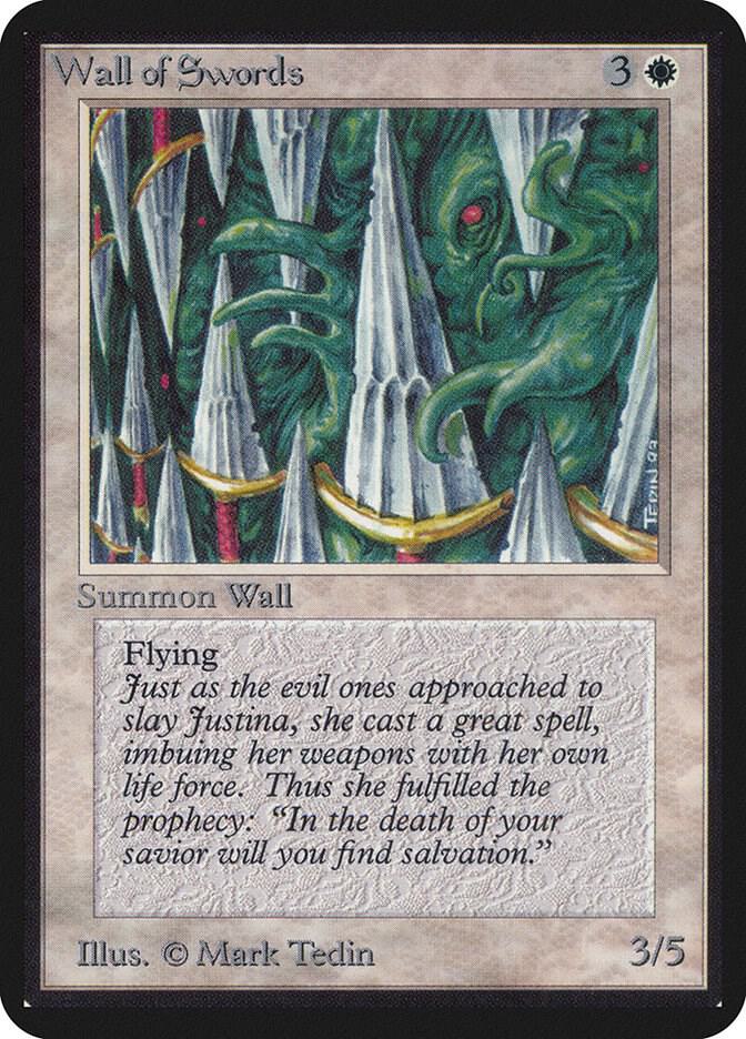 Wall of Swords 42/295 (Alpha Edition)  | Good Games Modbury